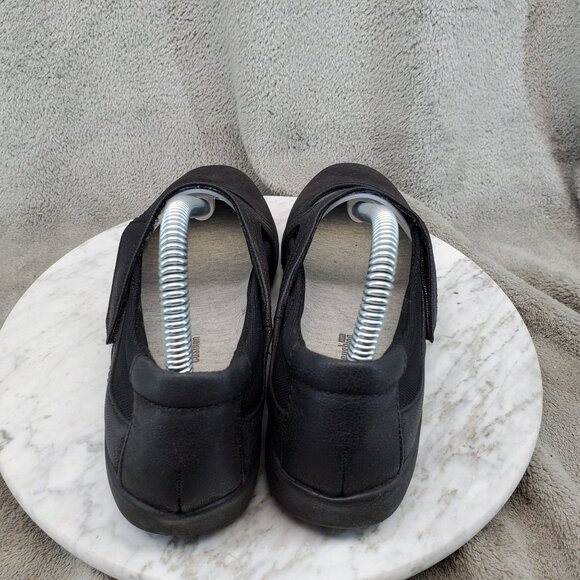 Clarks Shoes Womens Size 8 Black Faux Leather Sillian Bella Cloudstepper Loafers - Picture 5 of 10